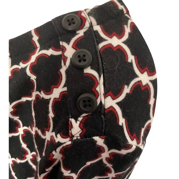 Charter Club Black Moroccan Print Top 3X - Picture 5 of 8